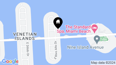 Map of 247 E Rivo Alto Dr, Miami Beach FL, 33139