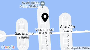 Map of 520 E Dilido Dr, Miami Beach FL, 33139
