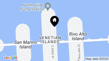 Map of 527 E Dilido Dr, Miami Beach FL, 33139