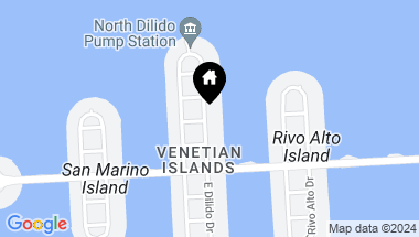 Map of 603 E Dilido Dr, Miami Beach FL, 33139