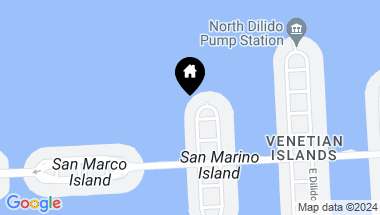 Map of 416 W San Marino Dr, Miami Beach FL, 33139
