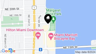 Map of 1756 N Bayshore Dr # 32D, Miami FL, 33132