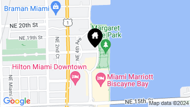 Map of 488 NE 18 Street # 2115, Miami FL, 33132