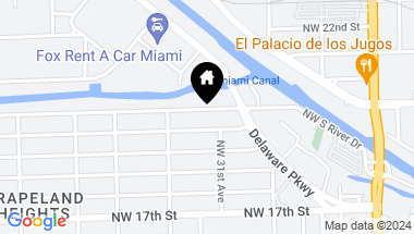 Map of 3070 NW 20th St, Miami FL, 33142