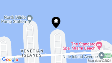 Map of 444 W Rivo Alto Dr, Miami Beach FL, 33139