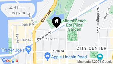 Map of 1840 Jefferson Ave # 302, Miami Beach FL, 33139