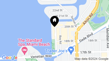 Map of 1900 Sunset Harbour Dr # 2203, Miami Beach FL, 33139