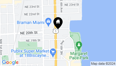 Map of 2001 Biscayne Blvd # 2414, Miami FL, 33137
