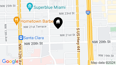 Map of 833 NW 21st ST, Miami FL, 33127