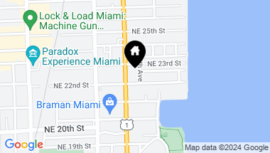 Map of 2200 NE 4th Ave # 2, Miami FL, 33137