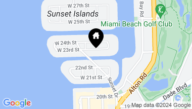 Map of 1500 W 23rd St, Miami Beach FL, 33140