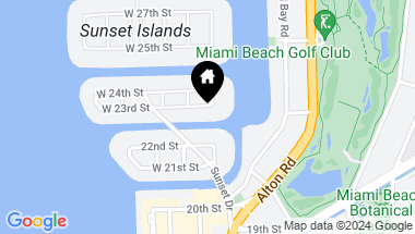 Map of 1400 W 23rd St, Miami Beach FL, 33140