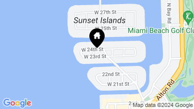 Map of 1745 W 23rd St, Miami Beach FL, 33140