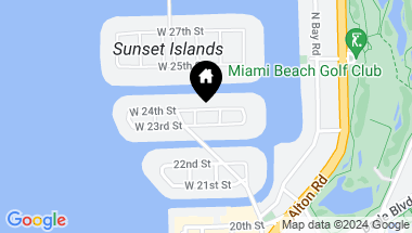 Map of 1530 W 24th St, Miami Beach FL, 33140