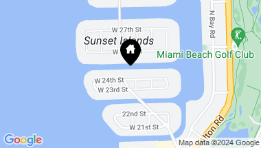 Map of 1611 W 24th St, Miami Beach FL, 33140