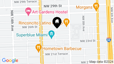 Map of 1092 NW 25th St, Miami FL, 33127