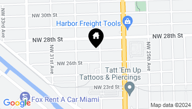 Map of 2638 NW 29th Ave, Miami FL, 33142