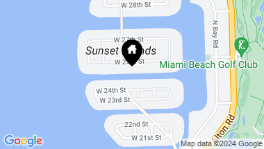 Map of 1600 W 25th St, Miami Beach FL, 33140