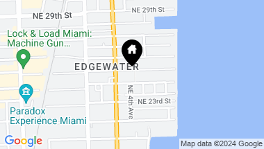 Map of 333 NE 24th St # 408, Miami FL, 33137