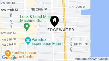 Map of 215 NE 25th St, Miami FL, 33137
