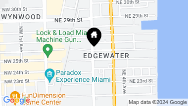 Map of 2519 NE 2nd Ave, Miami FL, 33137