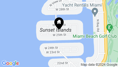 Map of 2505 Sunset Dr, Miami Beach FL, 33140
