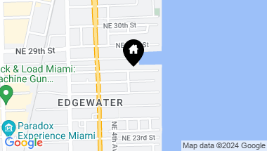 Map of 600 NE 27th St # 3104, Miami FL, 33137