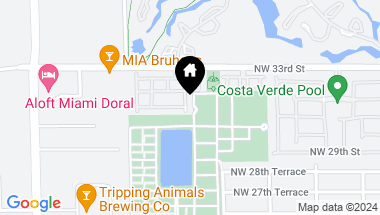 Map of 3055 NW 102nd Path # 3055, Doral FL, 33172