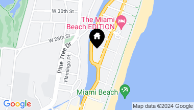 Map of 2642 Collins Ave # 302, Miami Beach FL, 33140