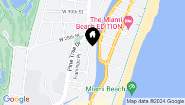 Map of 2621 Flamingo Dr, Miami Beach FL, 33140