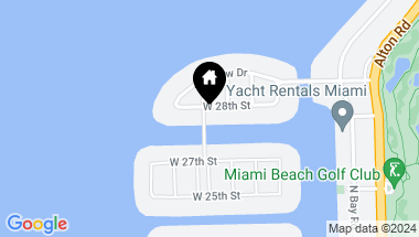 Map of 2767 Sunset Dr, Miami Beach FL, 33140