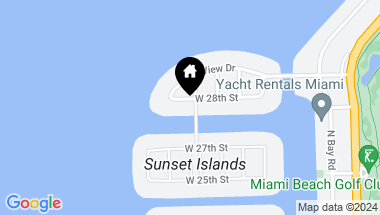 Map of 2770 Sunset Dr, Miami Beach FL, 33140