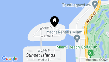 Map of 2829 REGATTA AV, Miami Beach FL, 33140