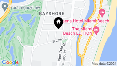 Map of 424 W 29th St, Miami Beach FL, 33140