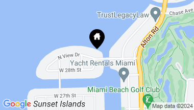 Map of 1365 N View Dr, Miami Beach FL, 33140