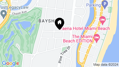 Map of 420 W 30th St, Miami Beach FL, 33140