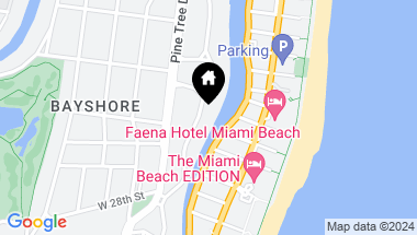 Map of 2995 Flamingo Dr, Miami Beach FL, 33140