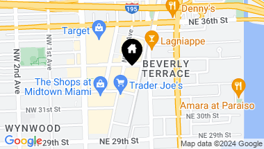 Map of 3301 NE 1st Avenue Ph4, Miami FL, 33137