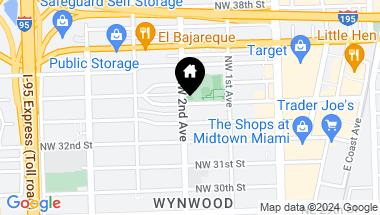 Map of 184 NW 34th St, Miami FL, 33127