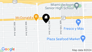 Map of 2128 NW 35th St, Miami FL, 33142