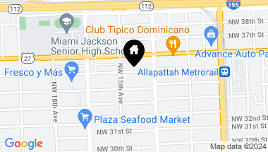 Map of 1460 NW 35 St, Miami FL, 33142