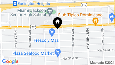 Map of 3500 NW 17th Ave, Miami FL, 33142
