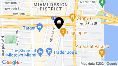 Map of 3470 E Coast Ave Unit: PH207, Miami FL, 33137