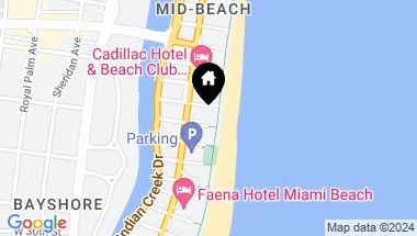 Map of 3739 Collins Ave # 303 Unit: N-303, Miami Beach FL, 33140