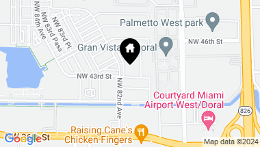 Map of 4318 NW 81st Ave, Doral FL, 33166