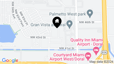 Map of 4419 NW 80th Ct, Doral FL, 33166