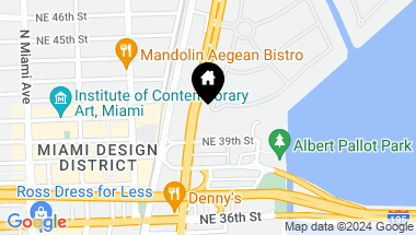 Map of 4100 Bay Point Rd, Miami FL, 33137