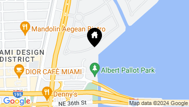 Map of 580 Sabal Palm Rd, Miami FL, 33137