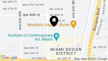 Map of 43 NE 43rd St, Miami FL, 33137