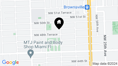 Map of 4850 NW 30th Ave, Miami FL, 33142